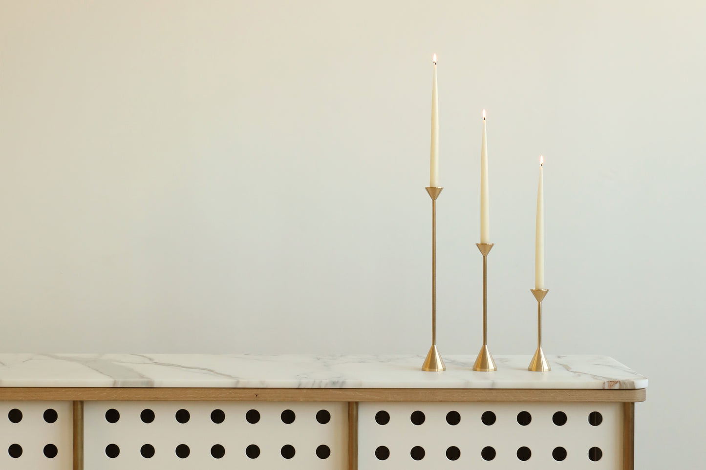 SPINDLE CANDLE HOLDERS - CONE