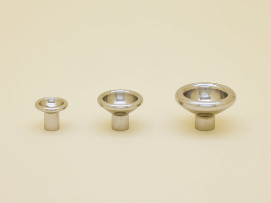 CONCAVE KNOBS - Stainless Steel