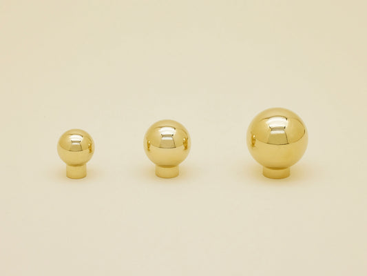 CONVEX KNOBS - Brass