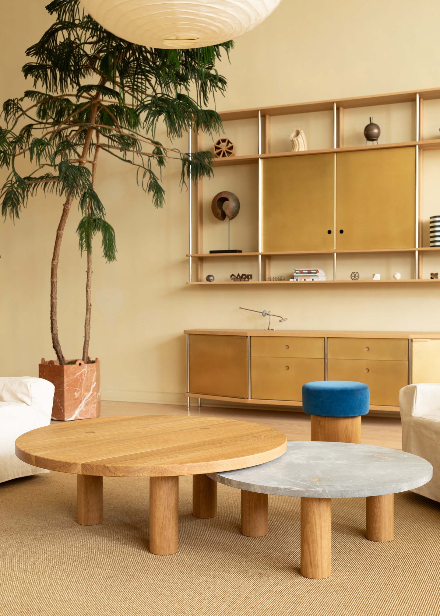 Nesting Column Coffee Table