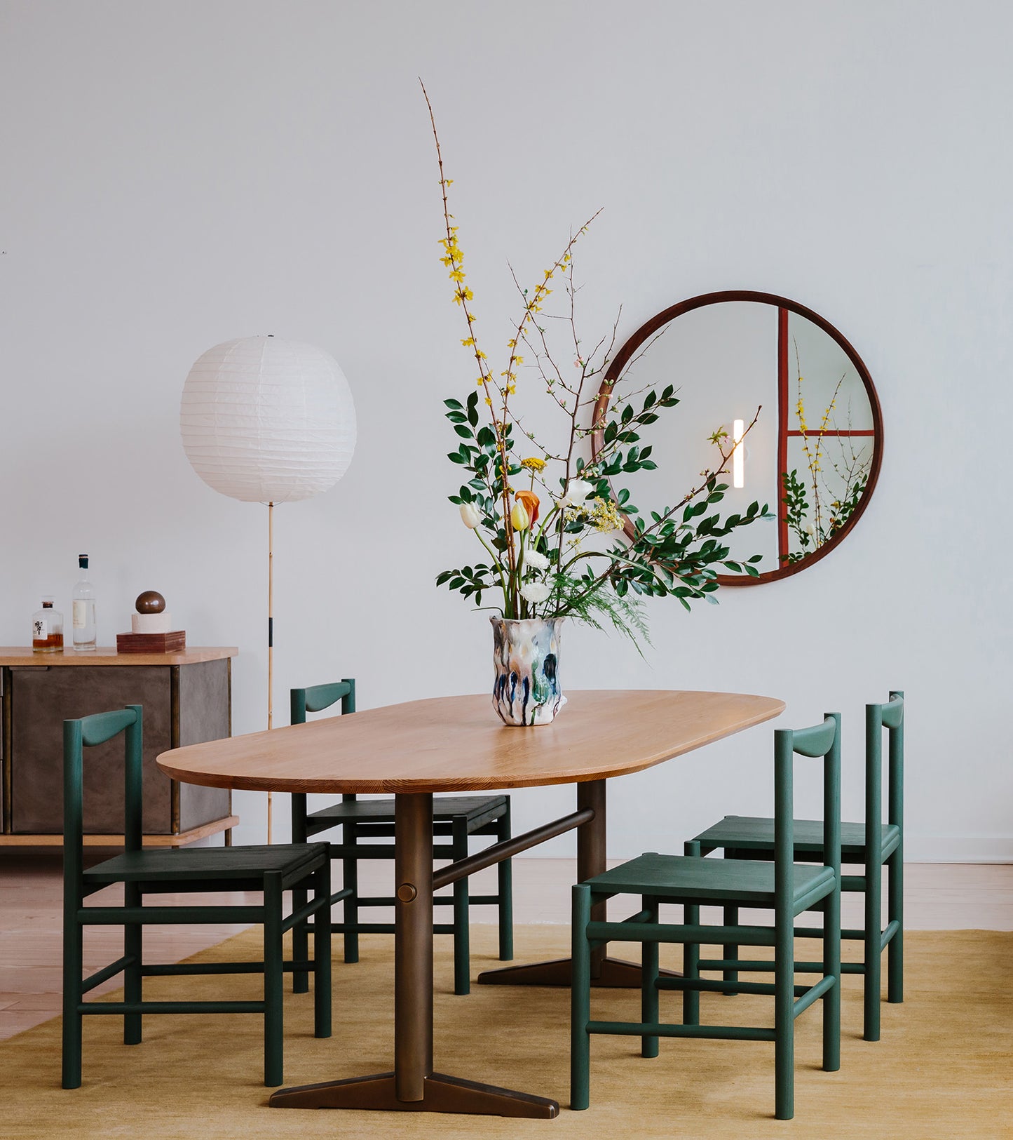 Photo: Brian Ferry || Range Side Chair in Lacquered Green