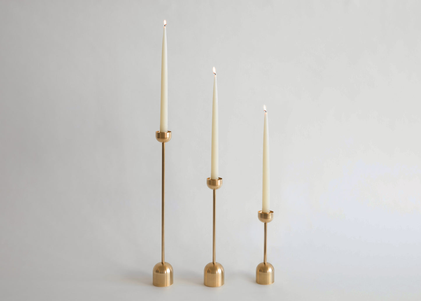SPINDLE CANDLE HOLDERS - DOME