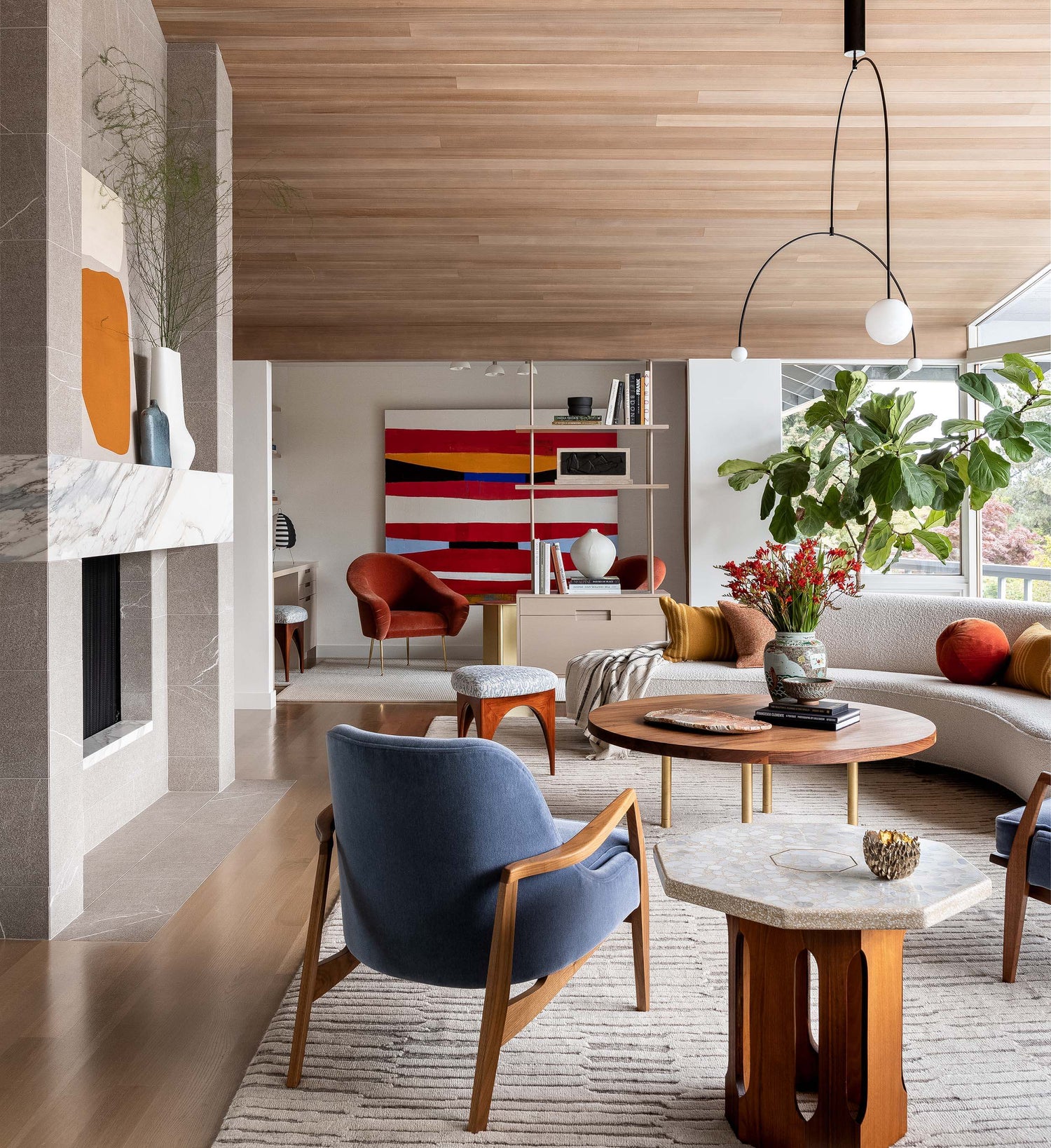 Interior: Hoedemaker Pfeiffer.  Photo: Haris Shenandoah || Strata Coffee Table within client home