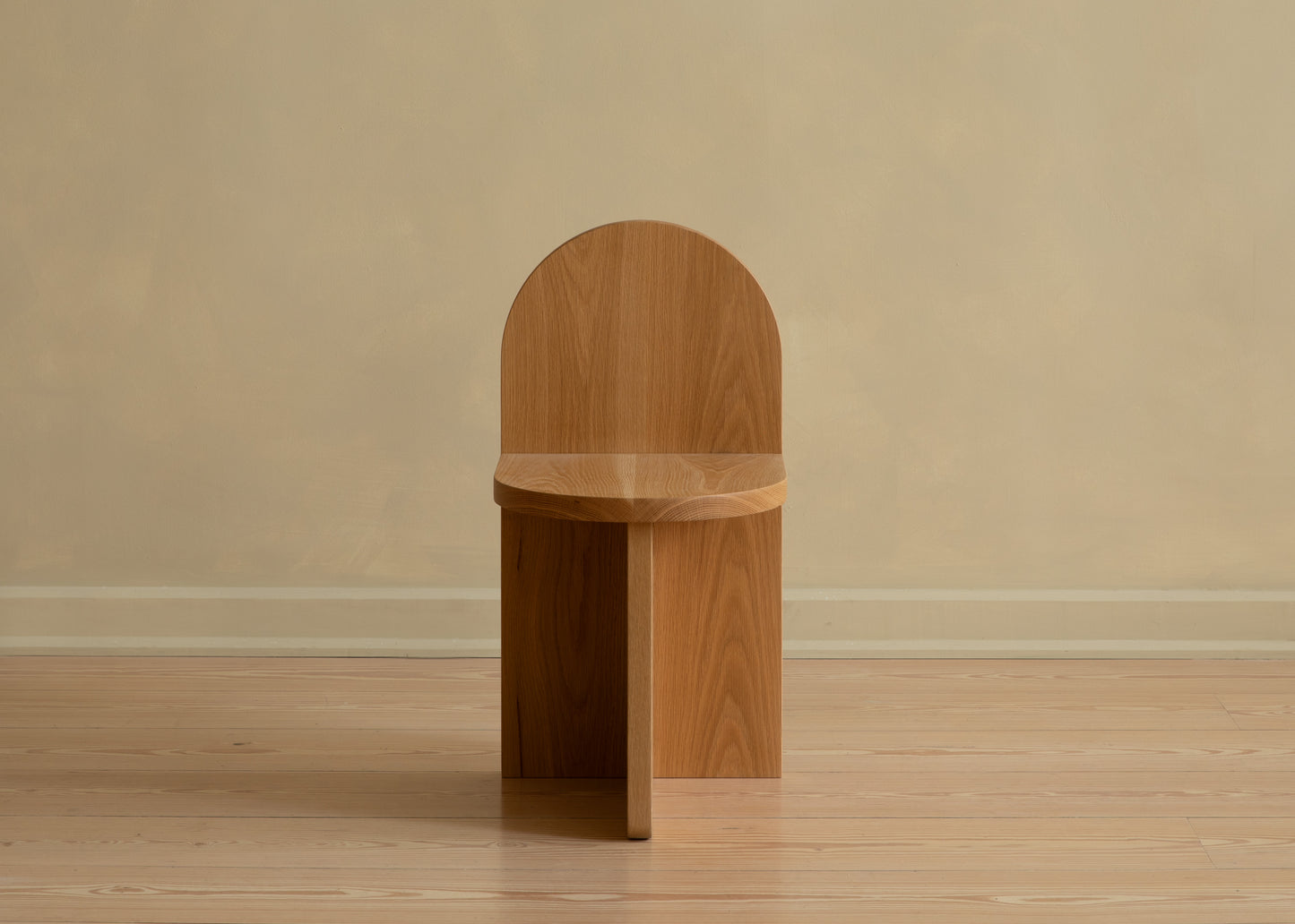 WOOD TOMBSTONE CHAIR Oak_In Stock