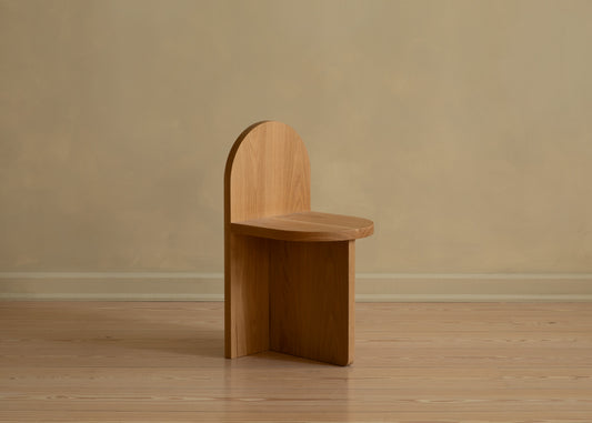 WOOD TOMBSTONE CHAIR Oak_In Stock