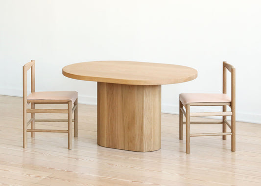 COOPERAGE DINING TABLE Pedestal / Racetrack