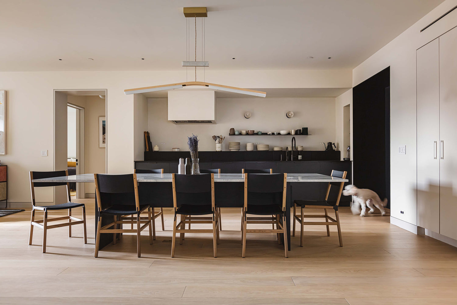 Interior: Shapeless Studio.  Photo: Hagan Hinshaw || Counterweight Pendant Light in Ash