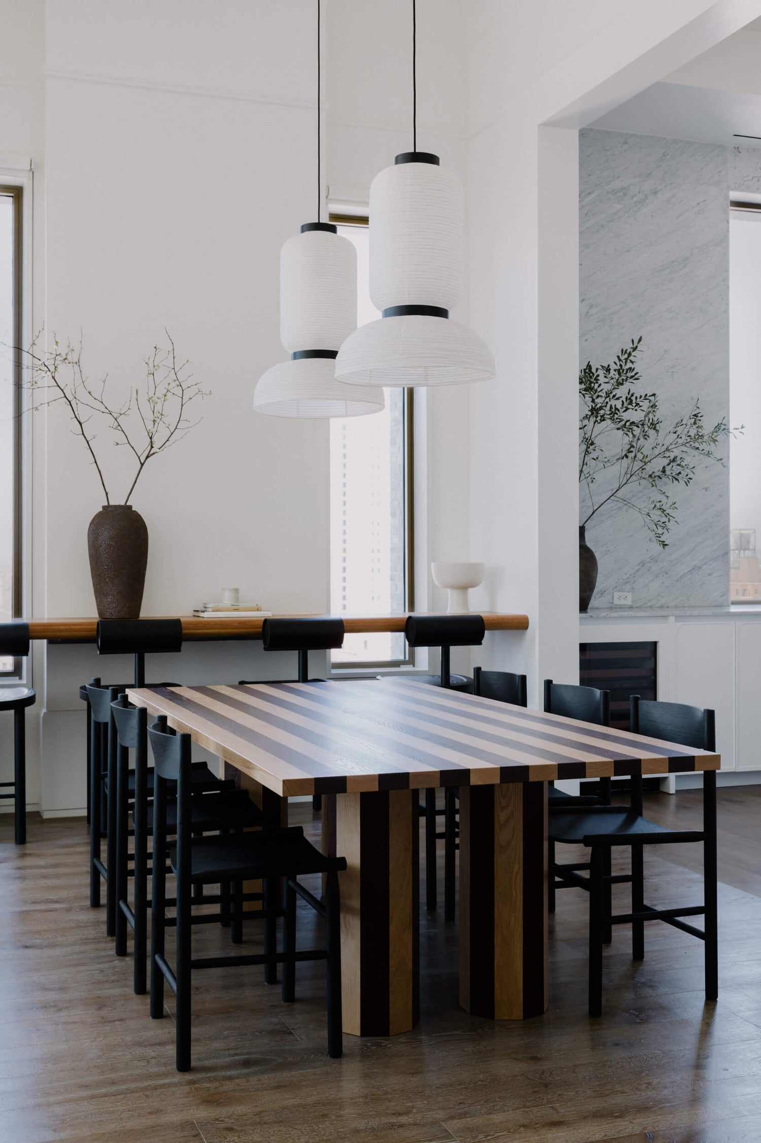 Interior: Studio Fauve. Photo: Nick Glimenakis || Cooperage Dining Table with Rectangle Top