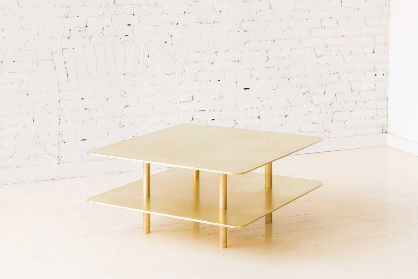 STRATA COFFEE TABLE Two Tier / Metal / Square & Rectangle