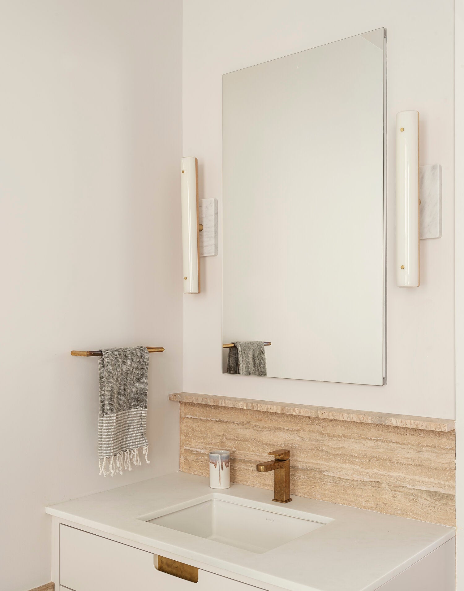 Interior: Studio DB || Counterweight Sconce with Rectangle Base