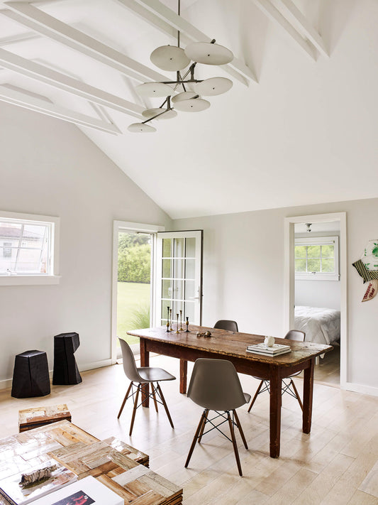 Stying: Helle Walsted.  Photo: Wichmann + Bendtsen Photography || Chainsaw Stools in Black