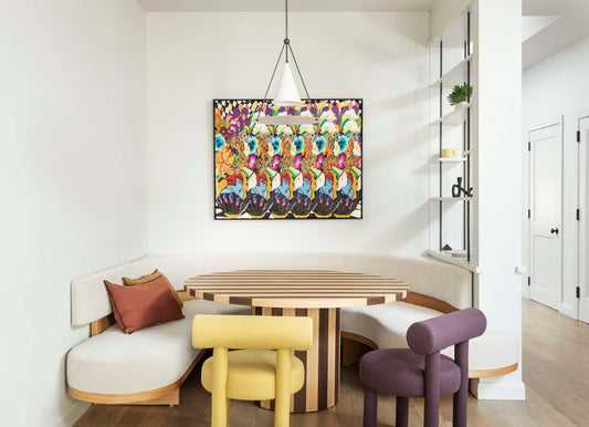 Interior: Studio DB.  Photo: Matthew Williams || Cooperage Dining Table with Pedestal Base