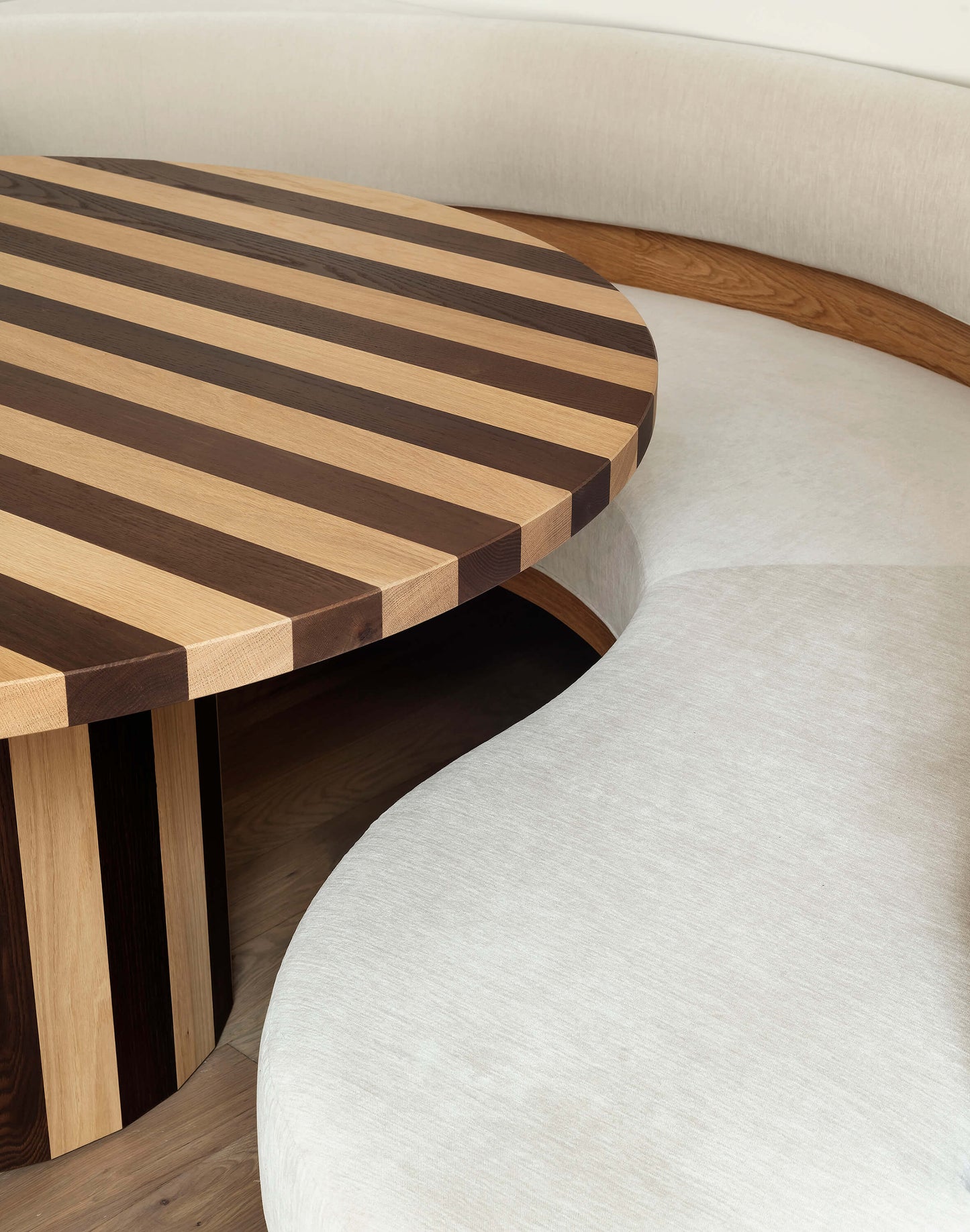Interior: Studio DB.  Photo: Matthew Williams || Cooperage Dining Table with Pedestal Base