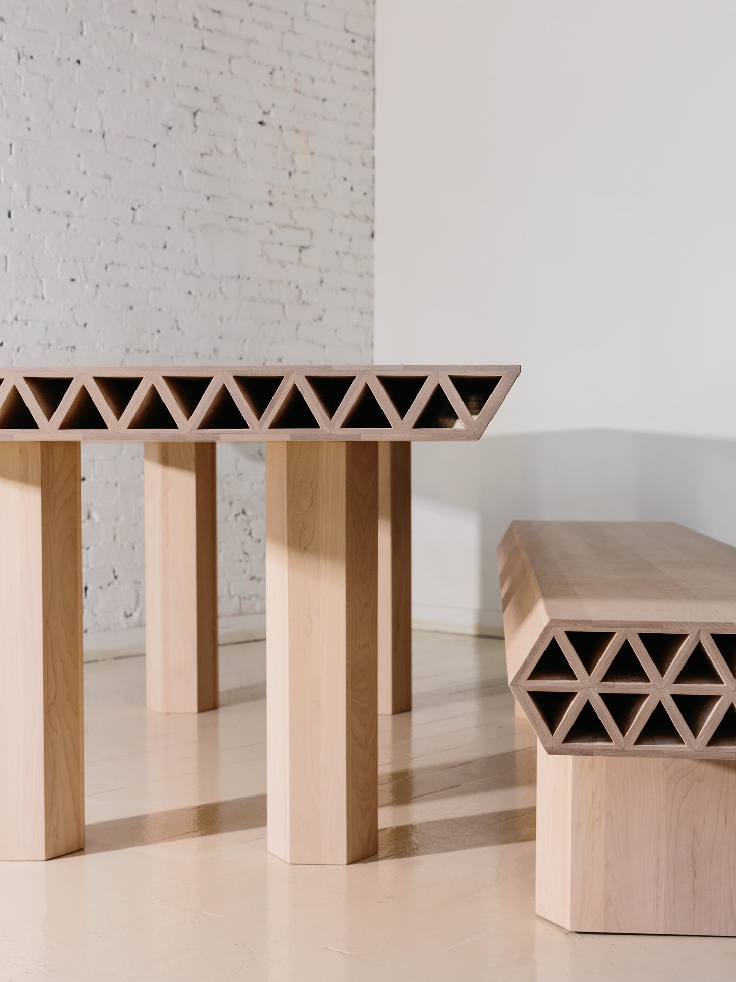 ASSEMBLAGE WOOD DINING TABLE