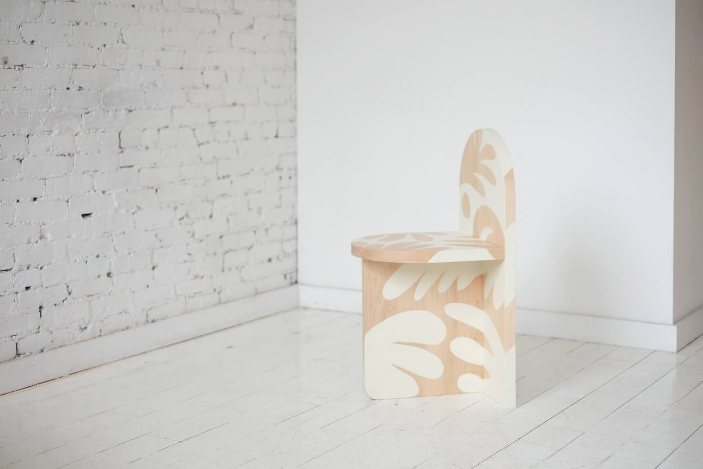 PAINTED TOMBSTONE CHAIR