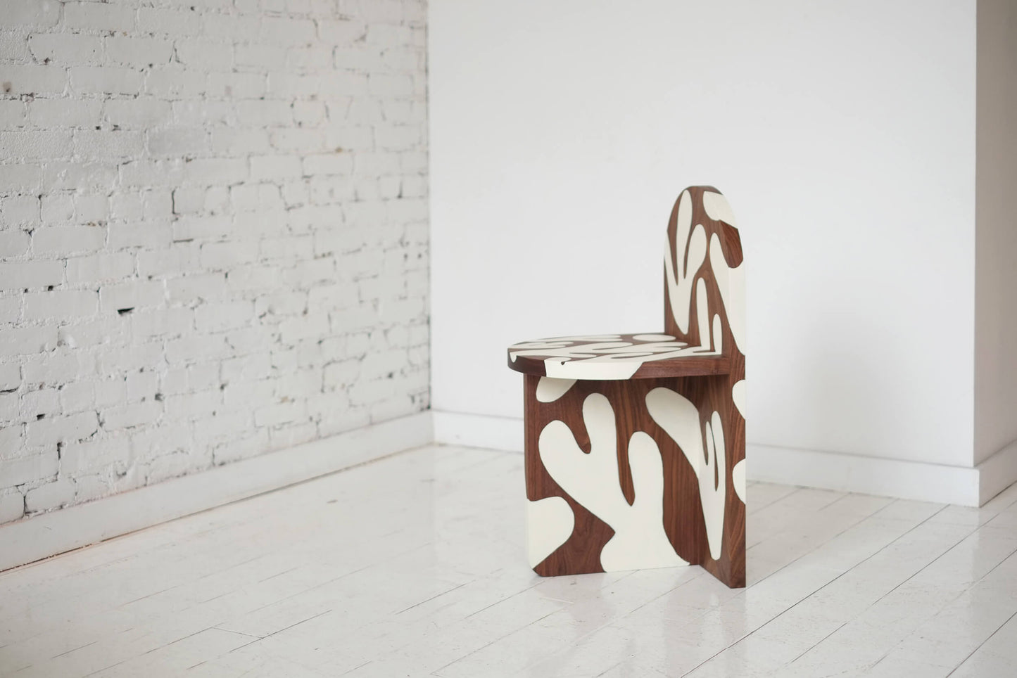 PAINTED TOMBSTONE CHAIR