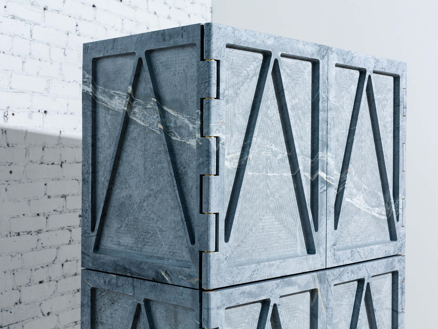 RELIEF STONE CABINET Six Door