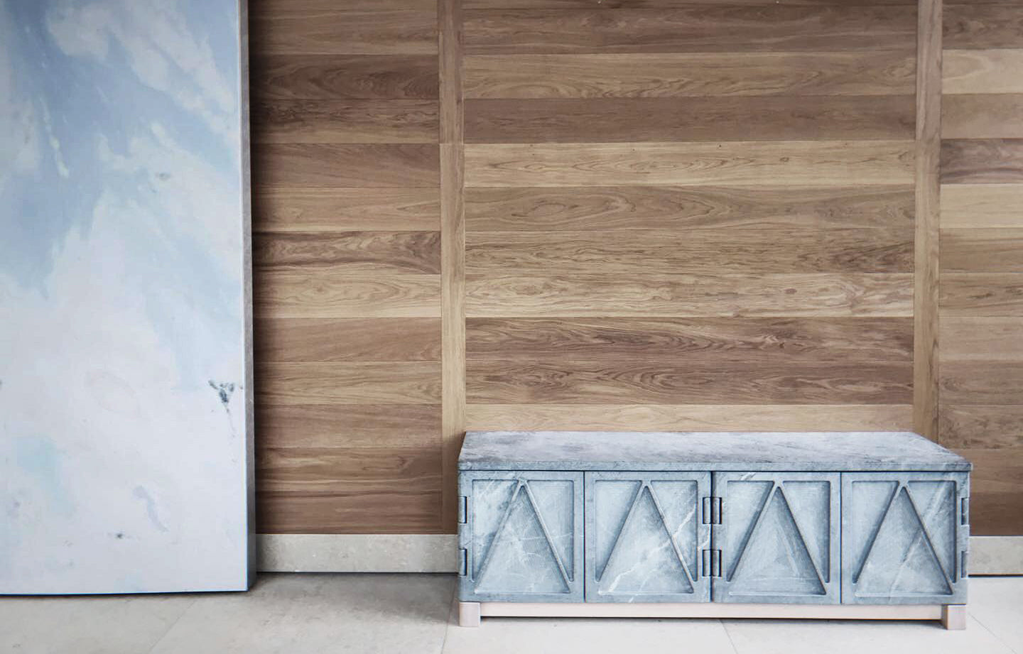 Interior: Design Systems Ltd || RELIEF STONE CREDENZA