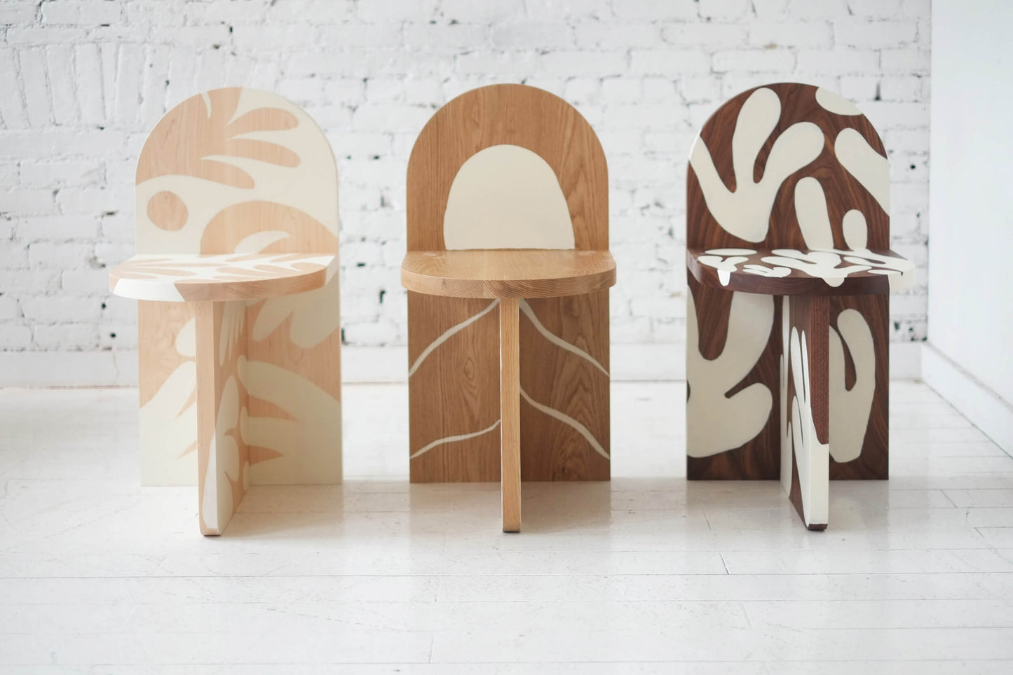 PAINTED TOMBSTONE CHAIR