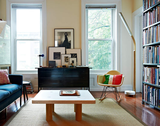 Interior Dung Gno Interior.  Photo: Michel Arnaud || 5CM Stone Square Column Coffee Table