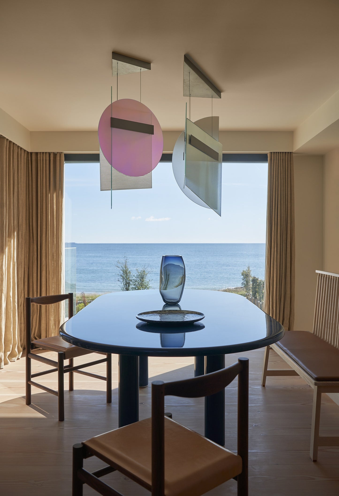 Interior: Studio Asai + Triode Design. Photo: Arian Dirand || Range Side Chair with Leather Seat